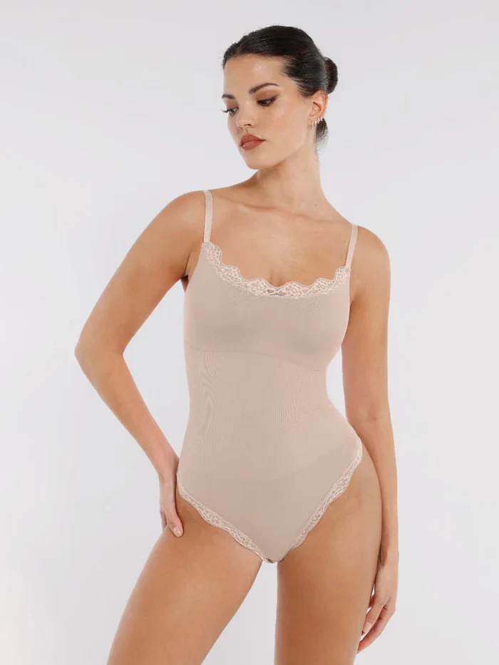 Konturierter Camisole-Body aus Spitze - Image 19