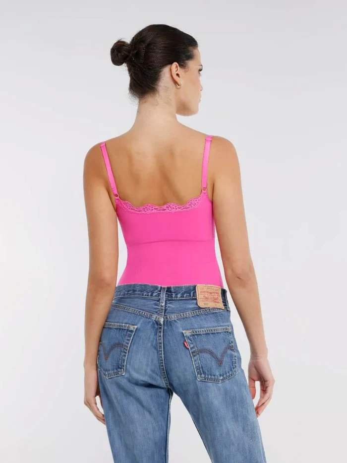 Konturierter Camisole-Body aus Spitze - Image 7