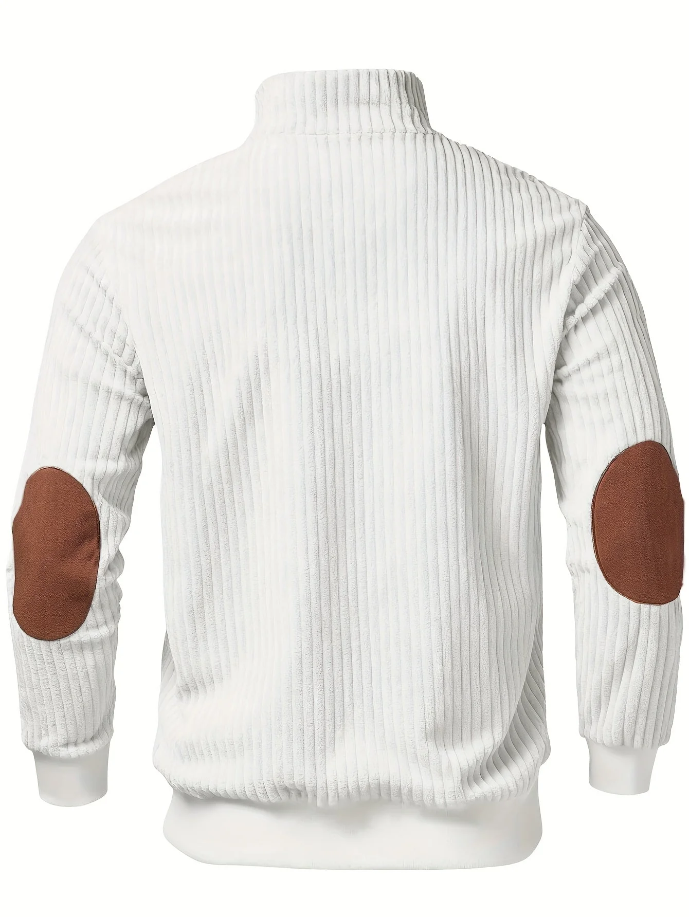 kortez – Lässiger Strickpullover Mit Halbem Reißverschluss - Image 3