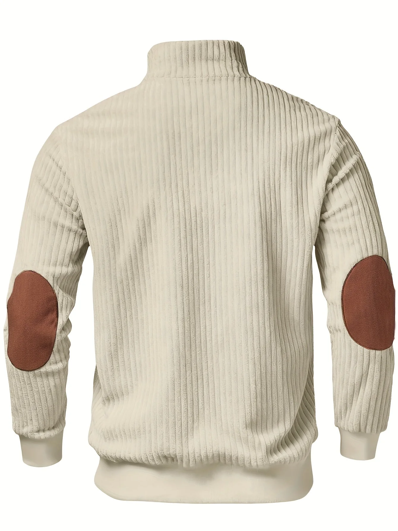 kortez – Lässiger Strickpullover Mit Halbem Reißverschluss - Image 4