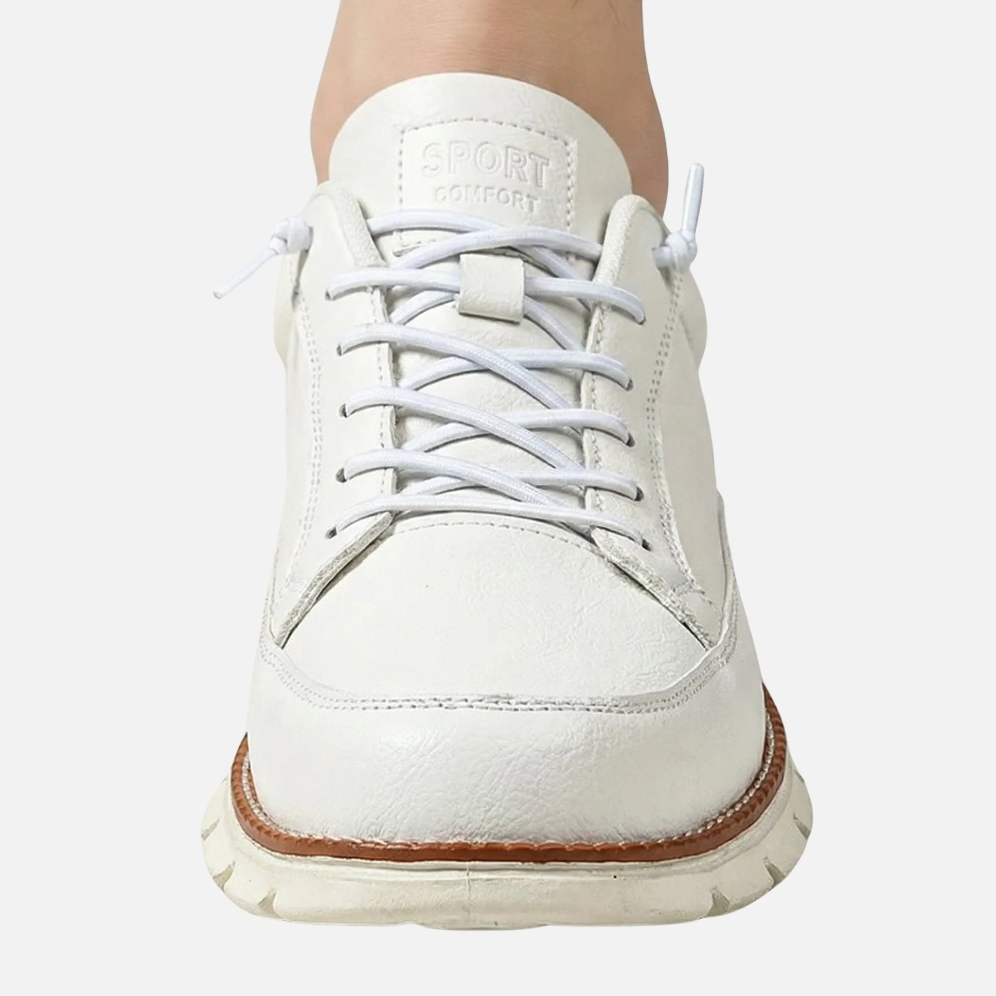 Xaver | Herren Kunstleder Freizeitsneaker Komfort – Kunstleder Sneaker Herren - Image 4