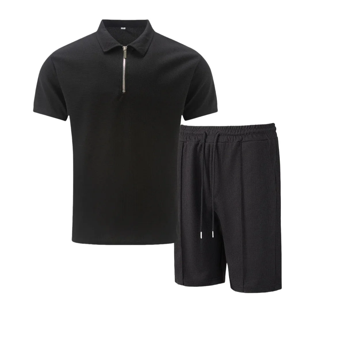 Kurzarm-Poloshirt und Shorts für Männer - Image 6