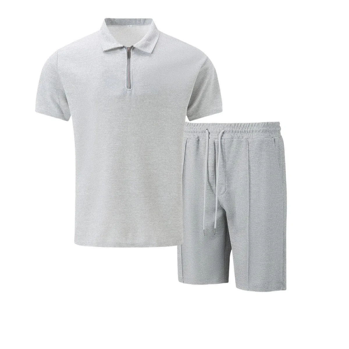 Kurzarm-Poloshirt und Shorts für Männer - Image 7
