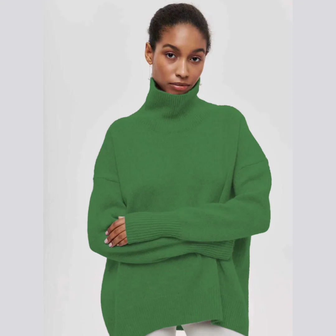 Kurzarm-Rollkragenpullover – Kühne Eleganz mit modernem Flair - Image 10