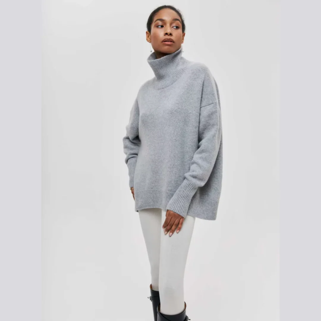 Kurzarm-Rollkragenpullover – Kühne Eleganz mit modernem Flair - Image 12