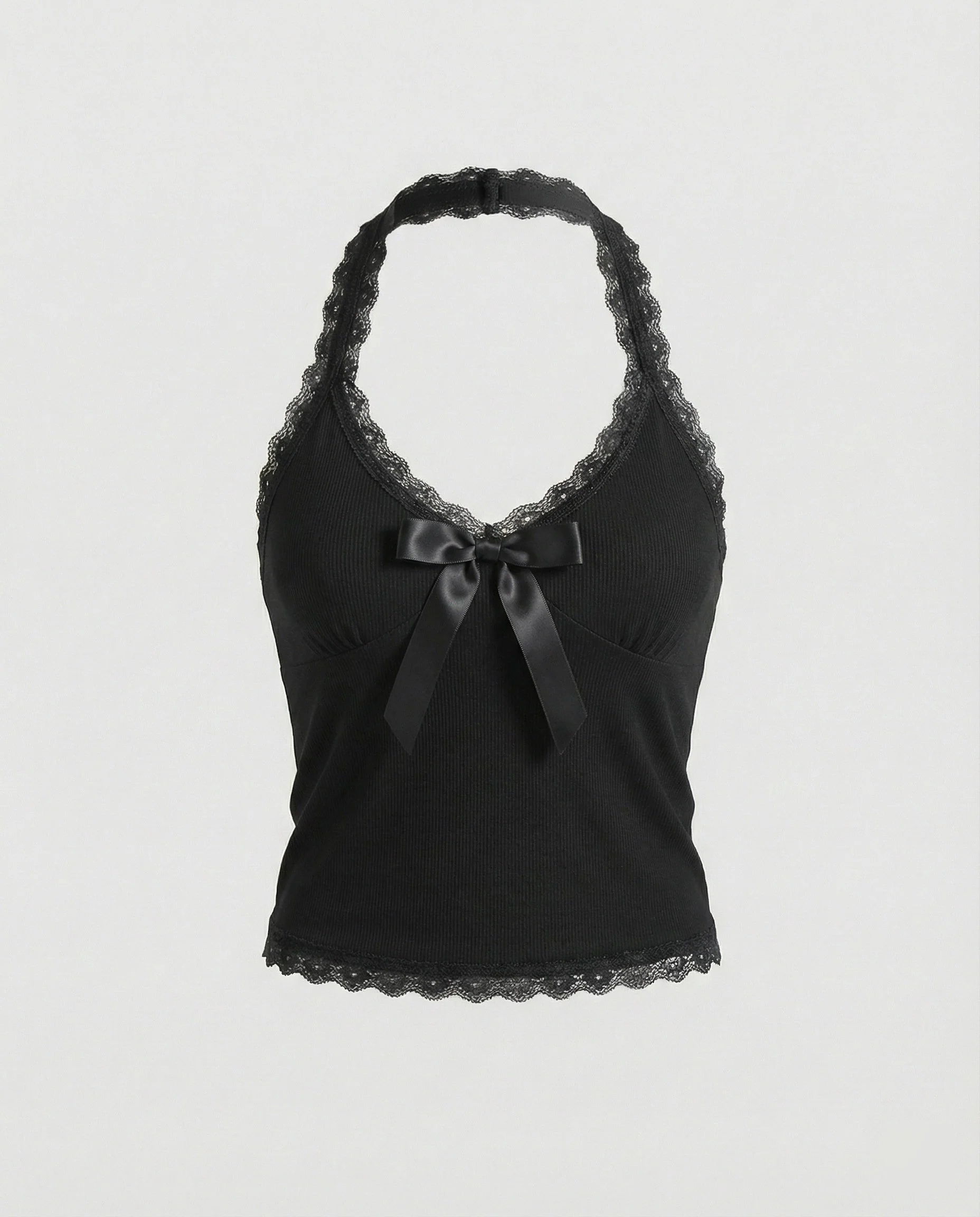Kurzes Damen Spitzen-Top Sexy Träger-Weste Sommer Style - Image 7
