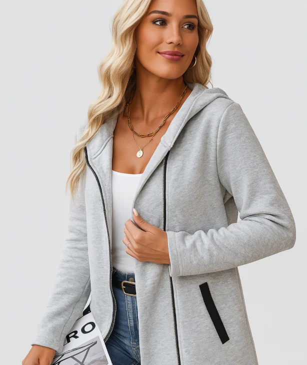 Kuscheliger Alltags-Hoodie-Mantel – Bequem & Vielseitig kombinierbar - Image 4