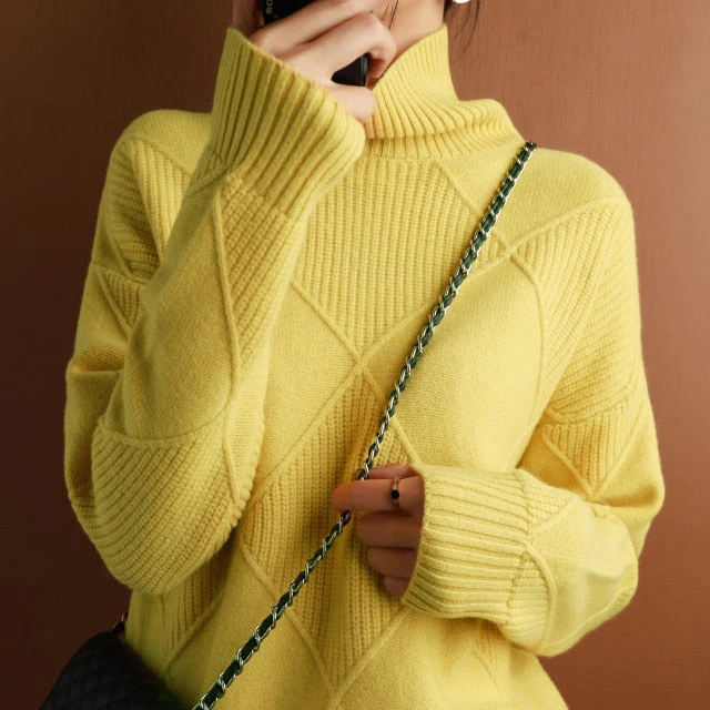 Kuscheliger Rollkragenpullover für Damen | Winter - Image 5