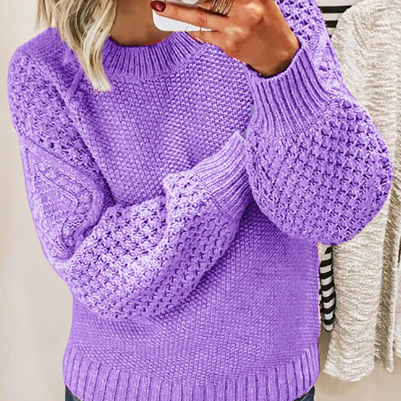 Kuscheliger Strickpullover für Damen | Langärmlig - Image 4
