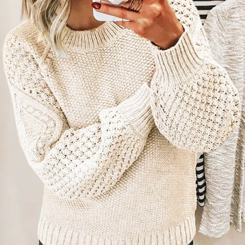 Kuscheliger Strickpullover für Damen | Langärmlig - Image 5