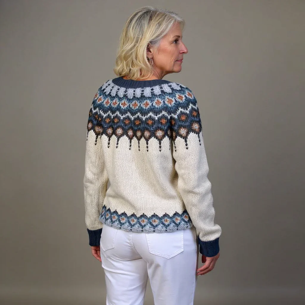 Kylie | Vintage Isländische Strickjacke - Image 3