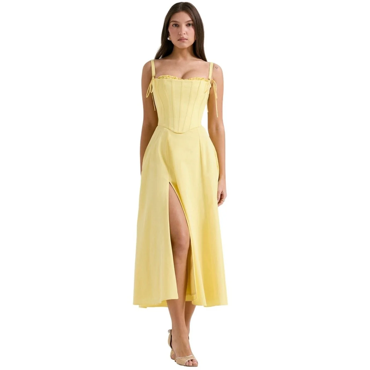 Larissa | Damen Korsett Midi Kleid Besondere Anlässe – Korsett Midi Elegant 2026 - Image 13