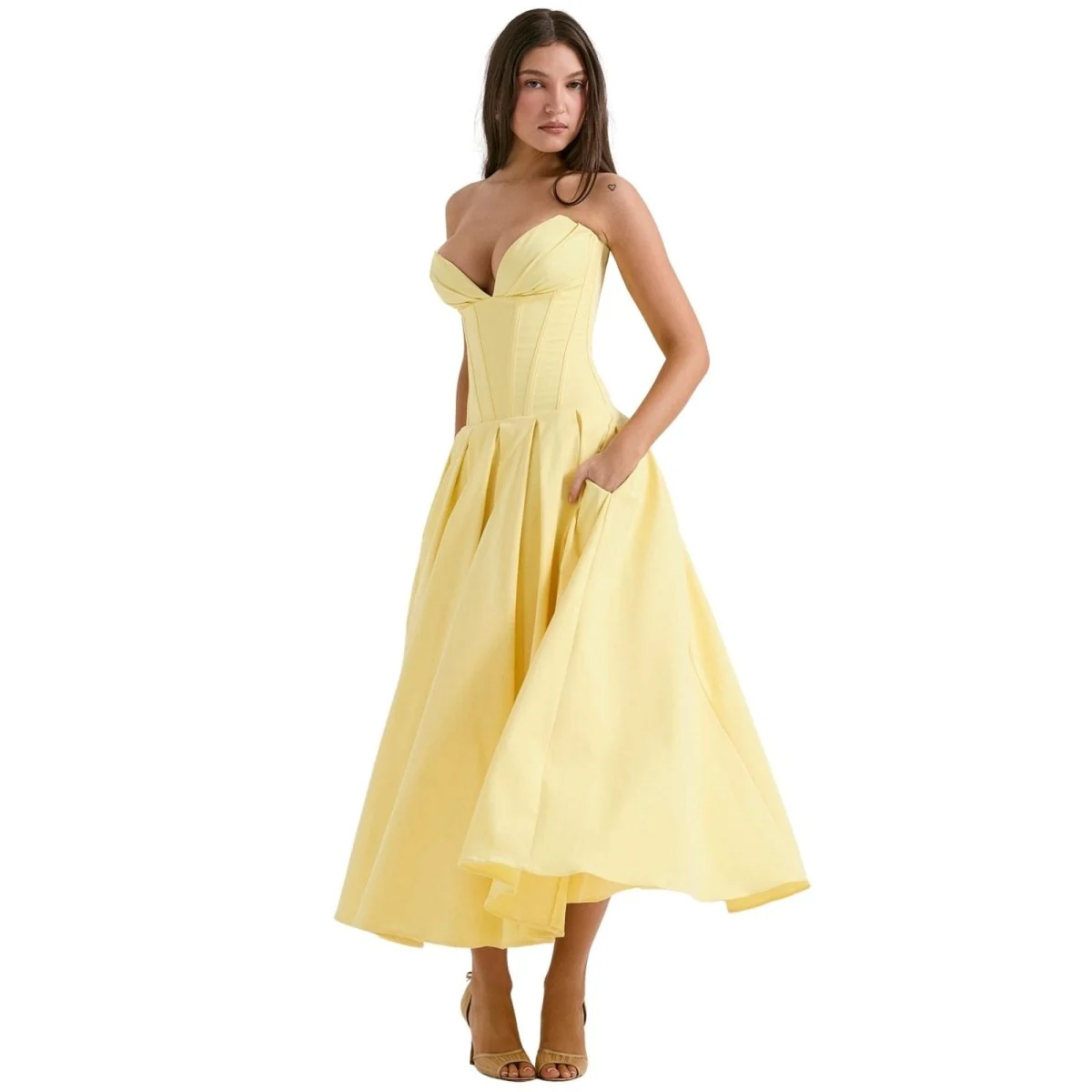 Larissa | Damen Korsett Midi Kleid Besondere Anlässe – Korsett Midi Elegant 2026 - Image 18