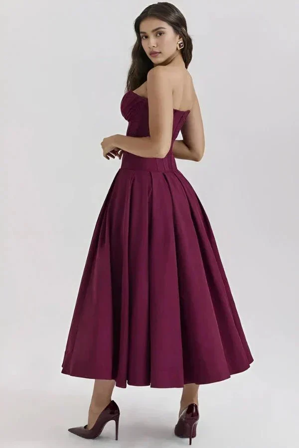 Larissa | Damen Korsett Midi Kleid Besondere Anlässe – Korsett Midi Elegant 2026 - Image 6