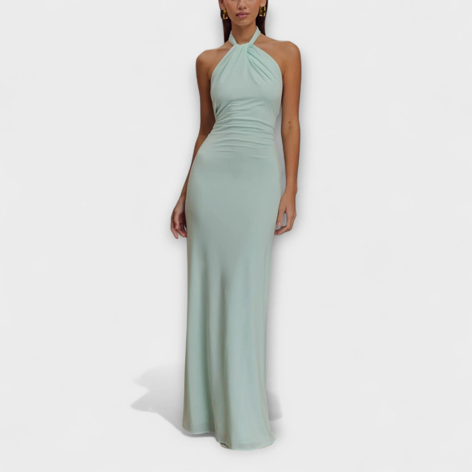 Lagune - Slinky Halter Maxi Dress - Image 6