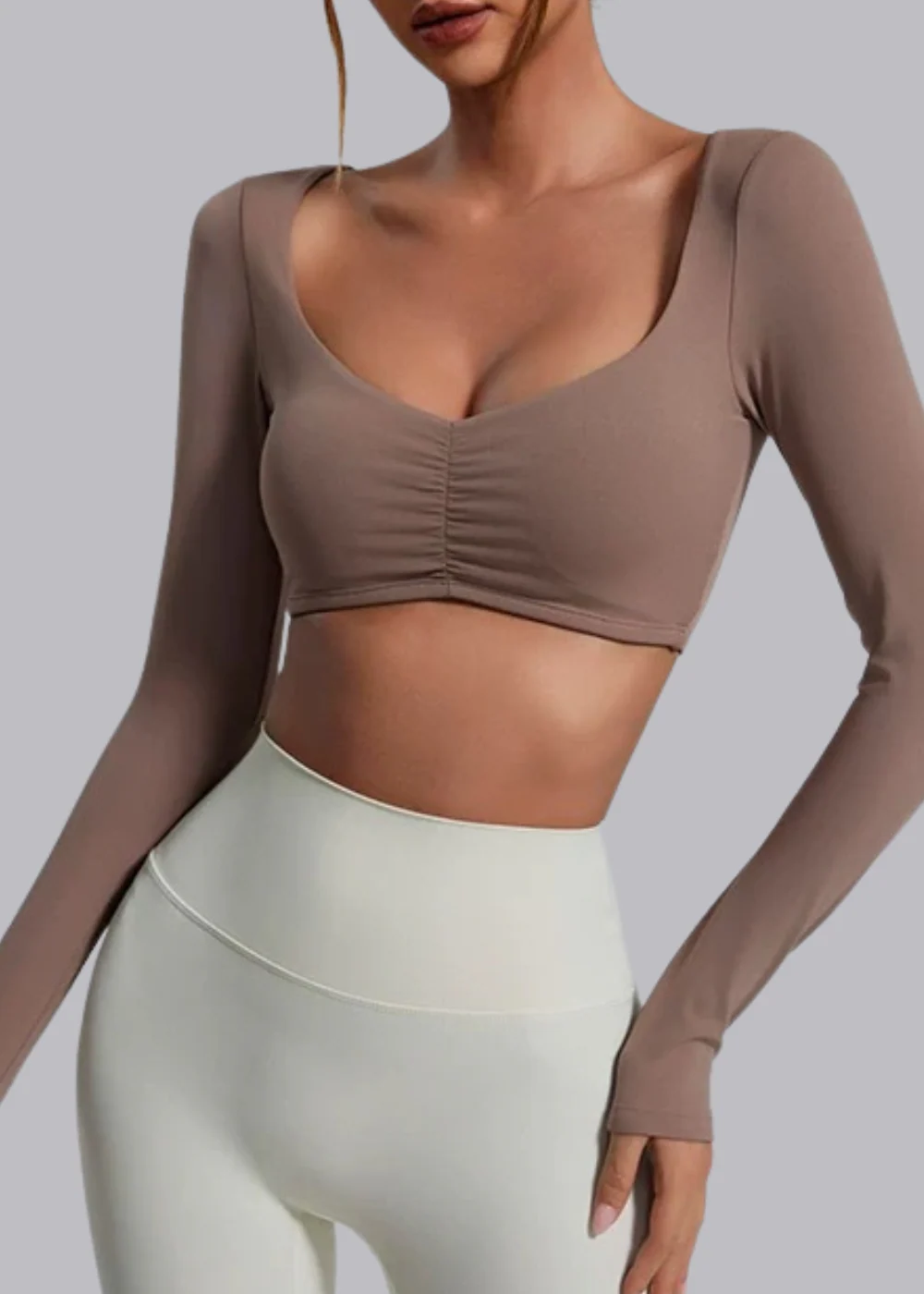 Langarm-T-Shirt – Integrierter BH – Elena - Image 7