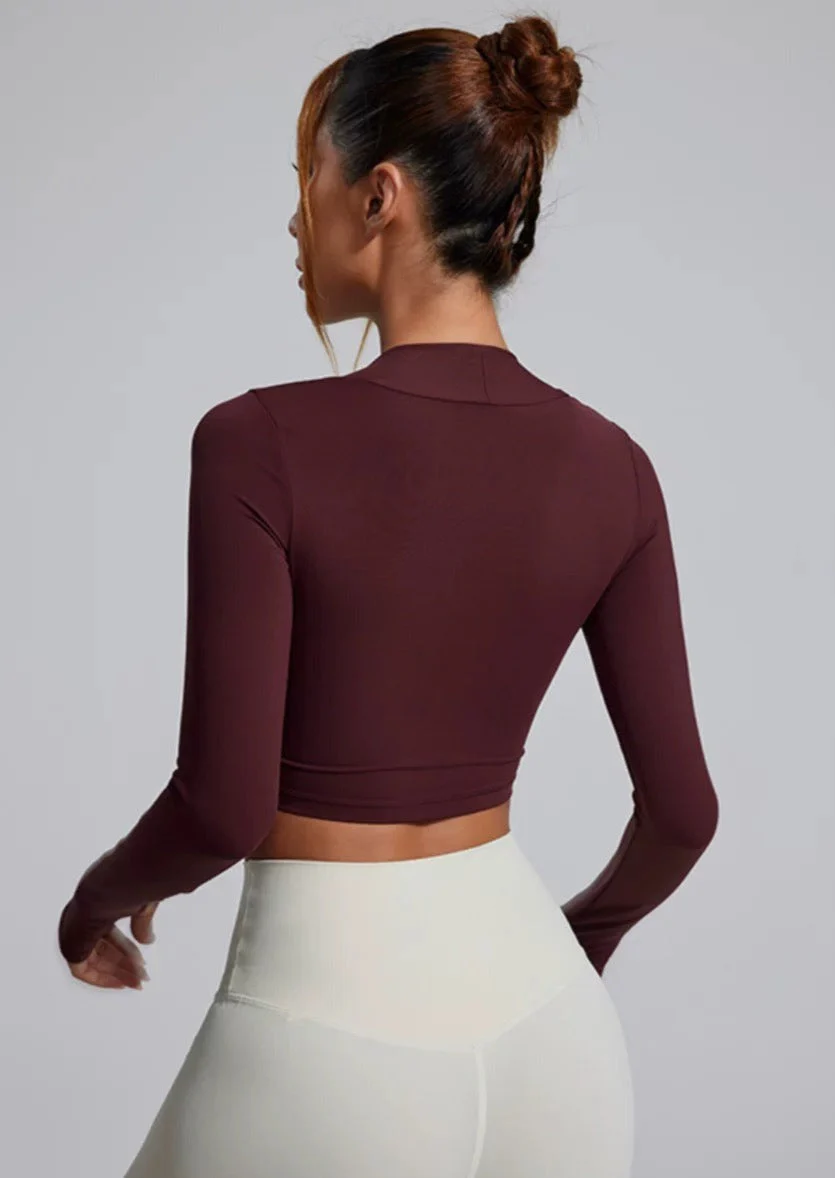 Langarm-T-Shirt – Integrierter BH – Lola