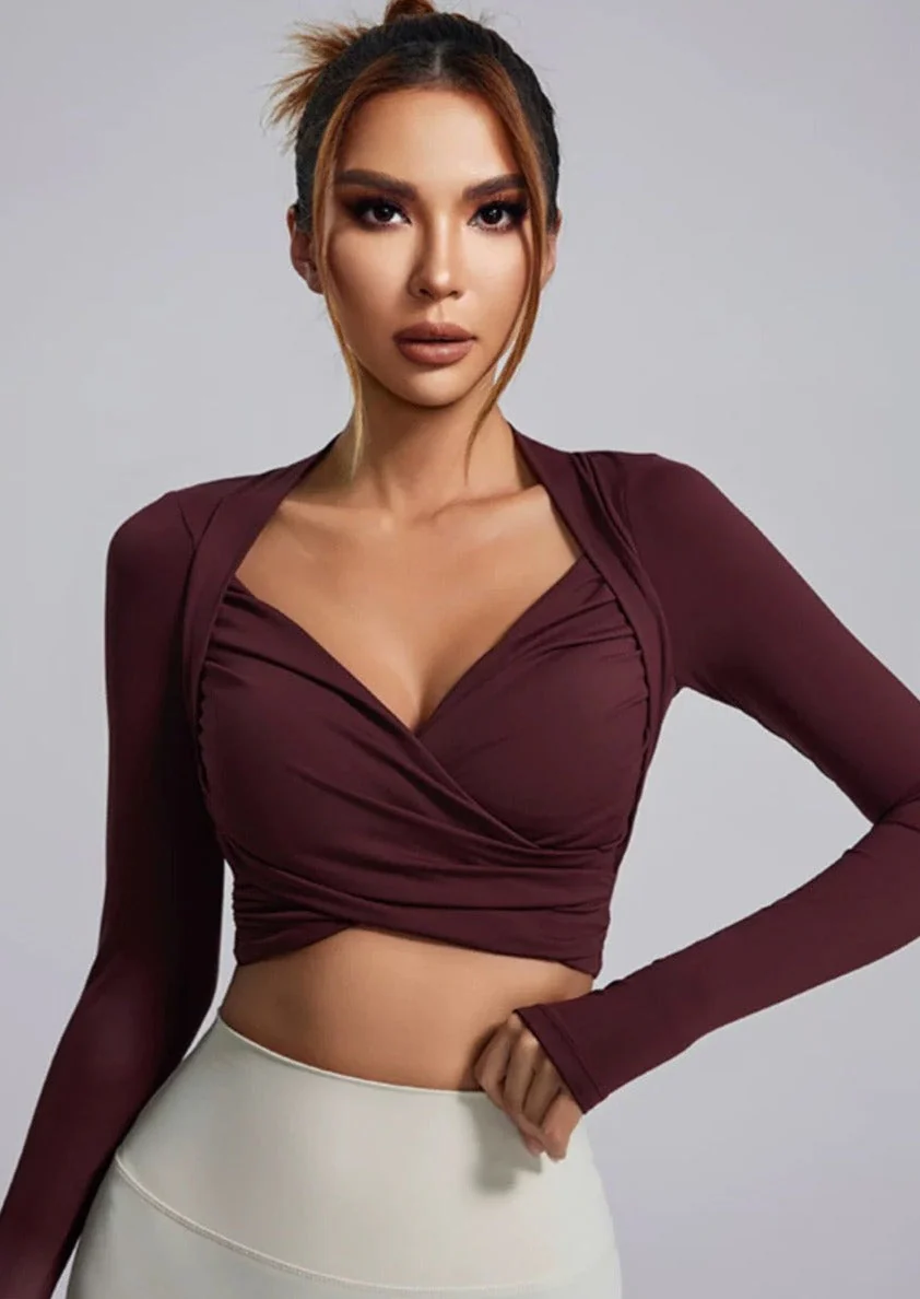 Langarm-T-Shirt – Integrierter BH – Lola - Image 2