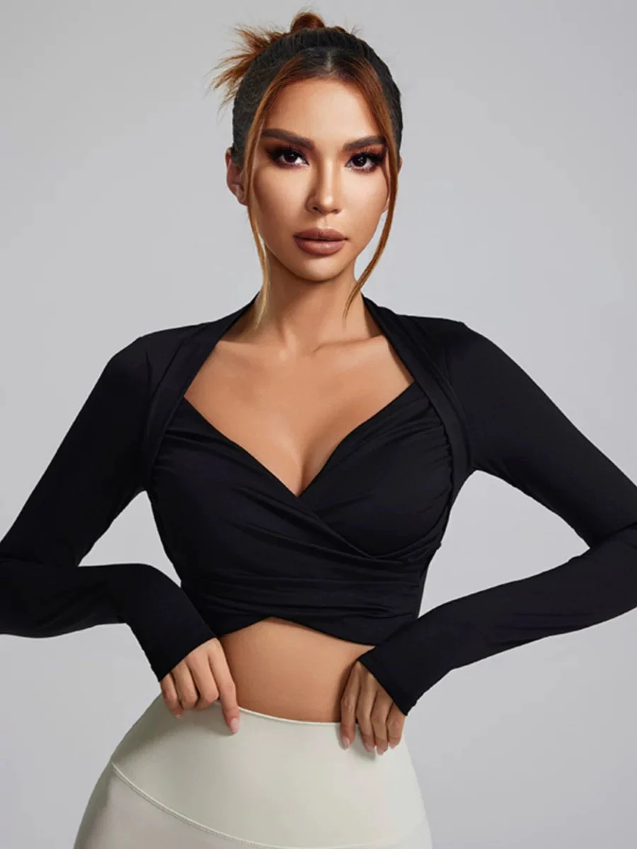 Langarm-T-Shirt – Integrierter BH – Lola - Image 3