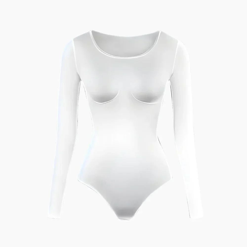 LANGÄRMELIGER BODY, FORMENDE MÄTZE - Image 12
