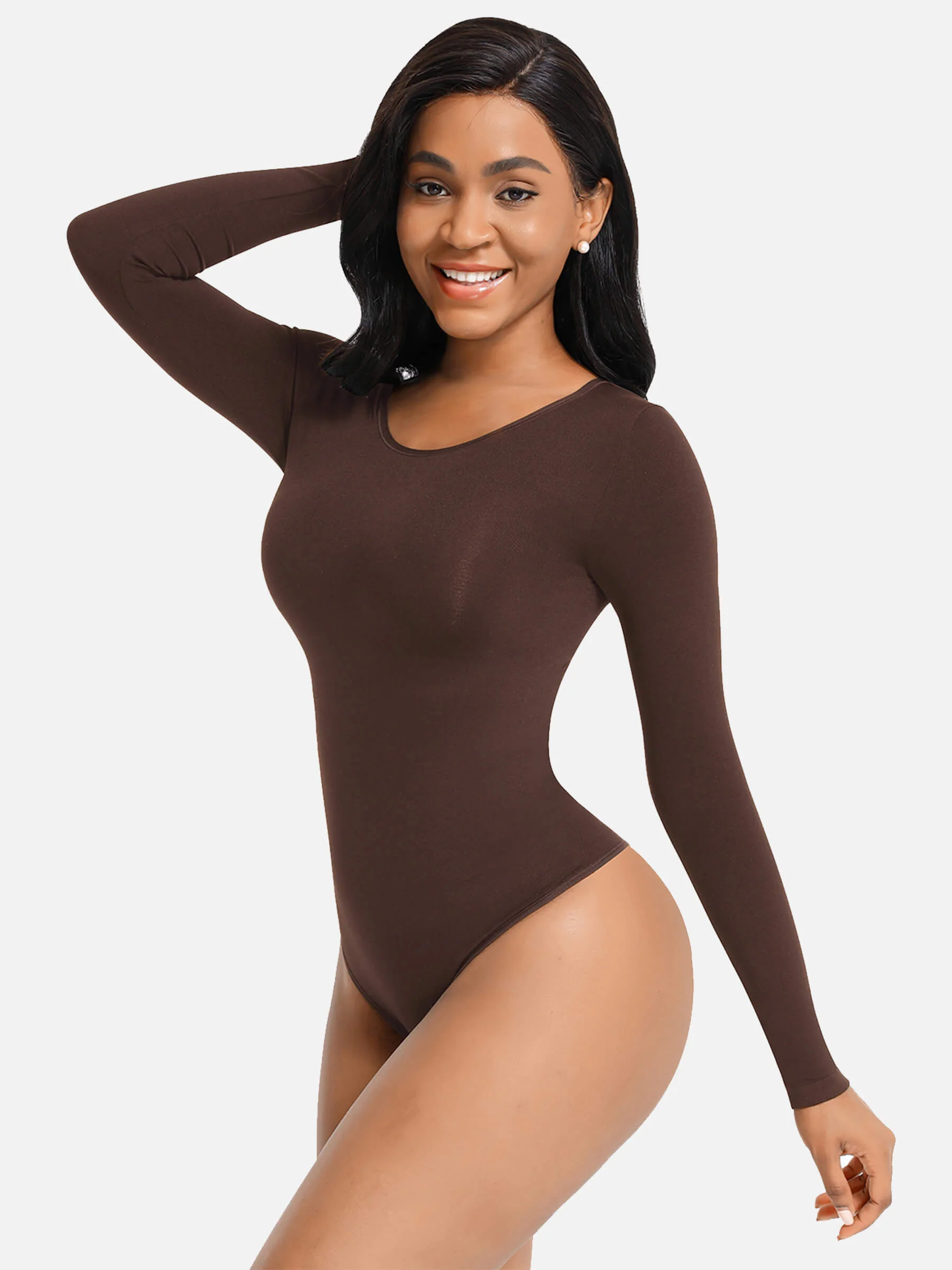 LANGÄRMELIGER BODY, FORMENDE MÄTZE - Image 7
