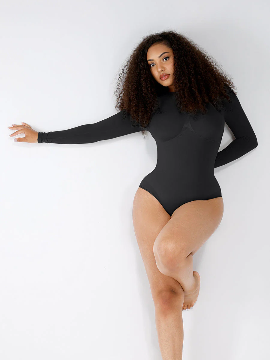 Langärmliger Bauchweg-Tanga-Body - Image 10