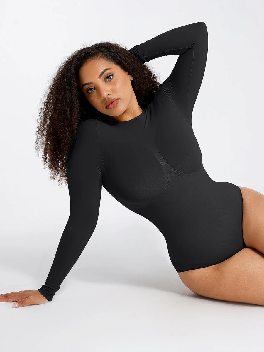 Langärmliger Bauchweg-Tanga-Body - Image 6