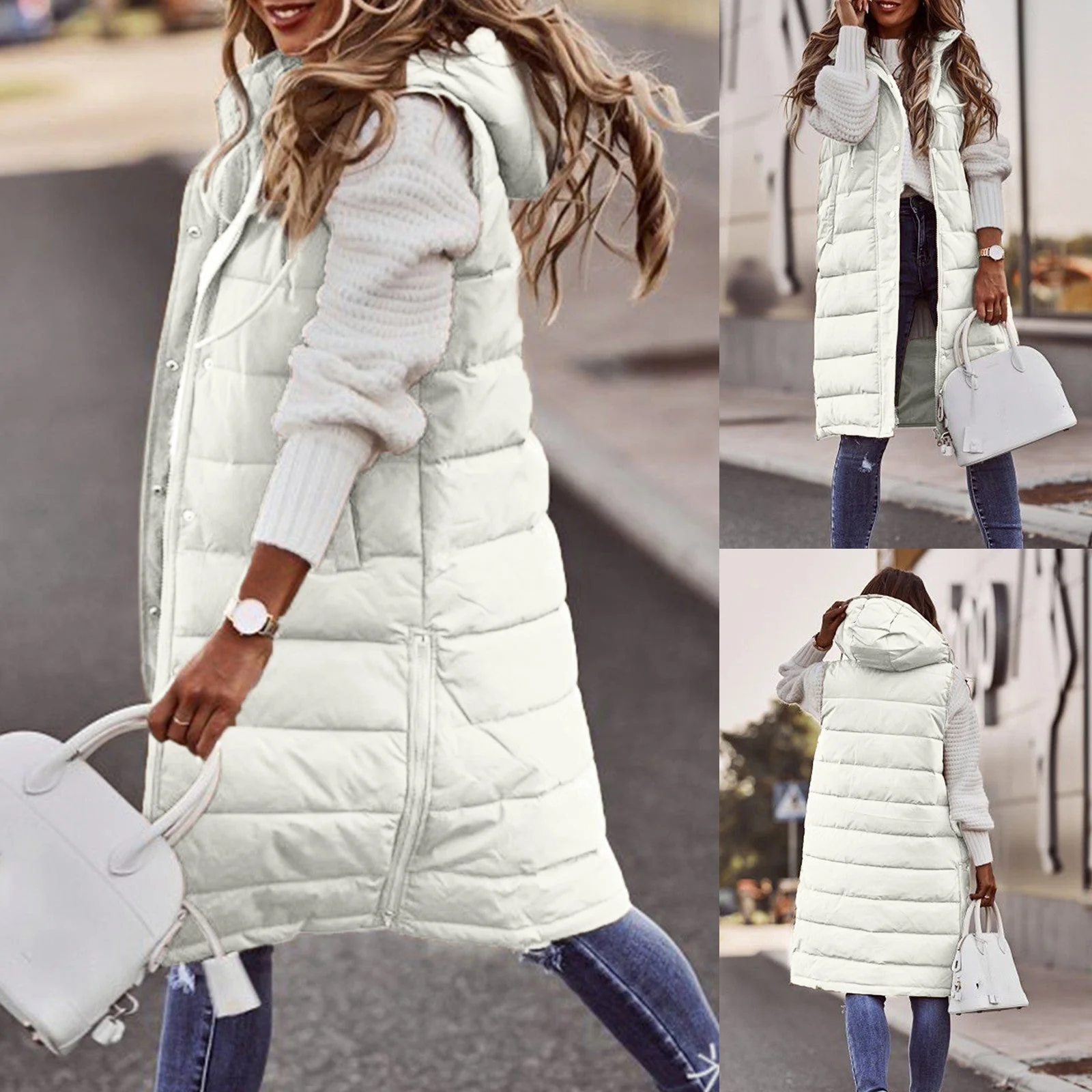 Lange Weste für Damen | Winter - Image 4