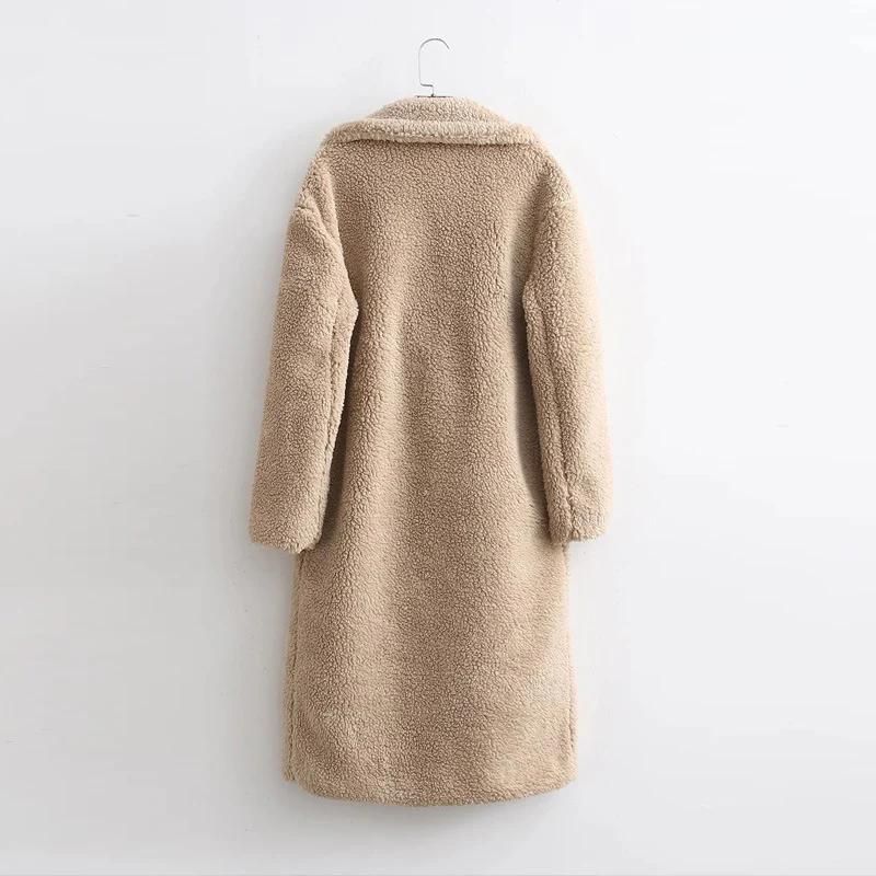 Langer Damen-Teddy-Mantel | Warme - Image 6