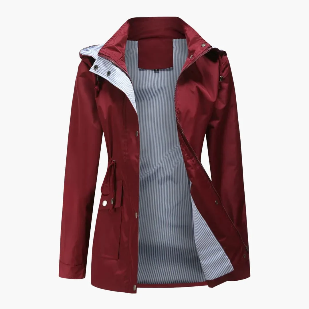 Langer Trenchcoat mit Kapuze für Damen - Image 2