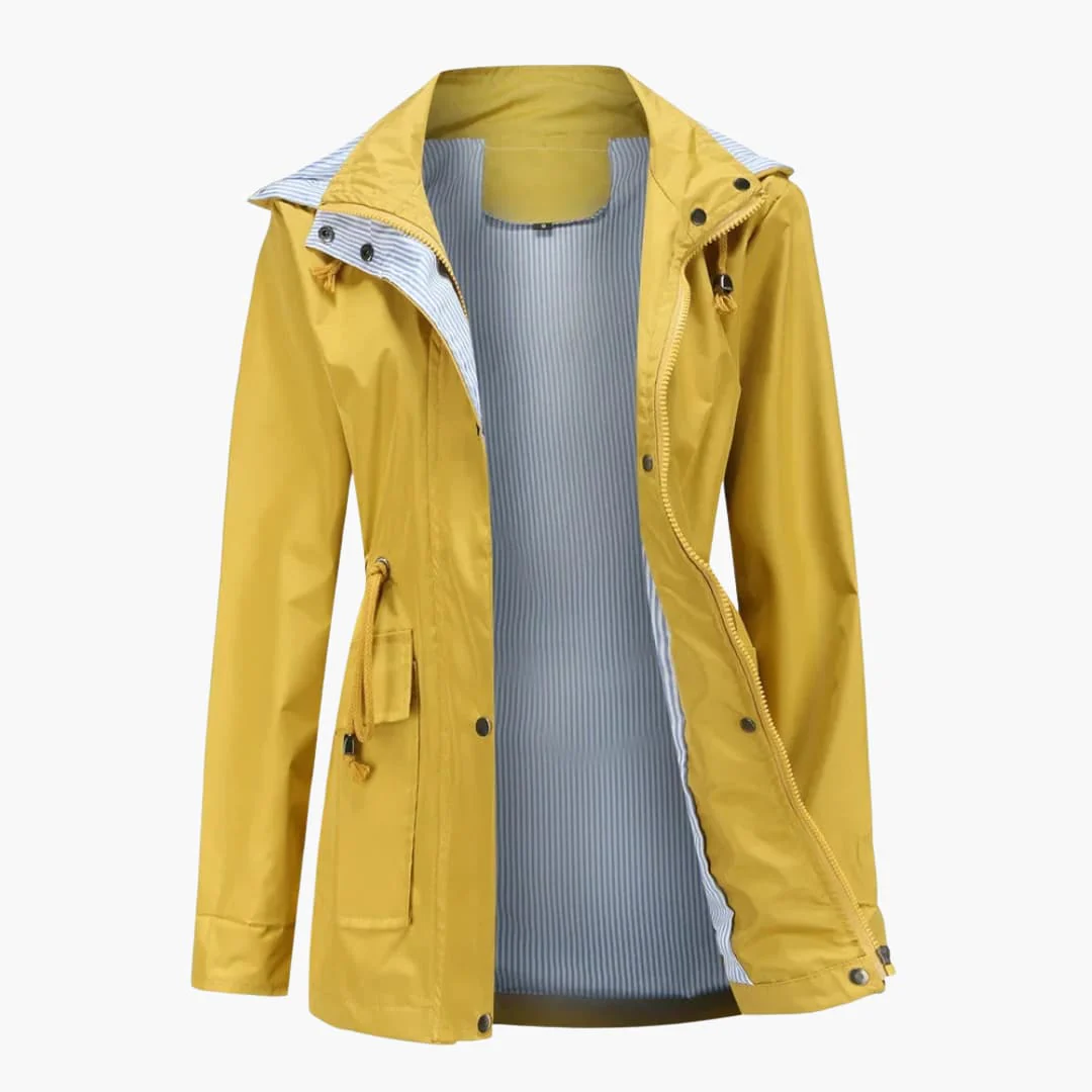 Langer Trenchcoat mit Kapuze für Damen - Image 5