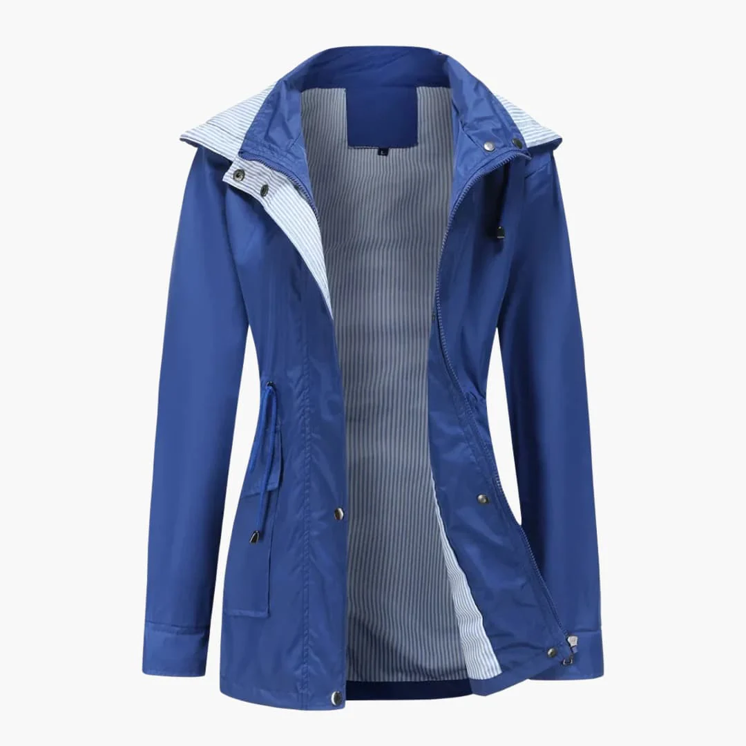 Langer Trenchcoat mit Kapuze für Damen - Image 6