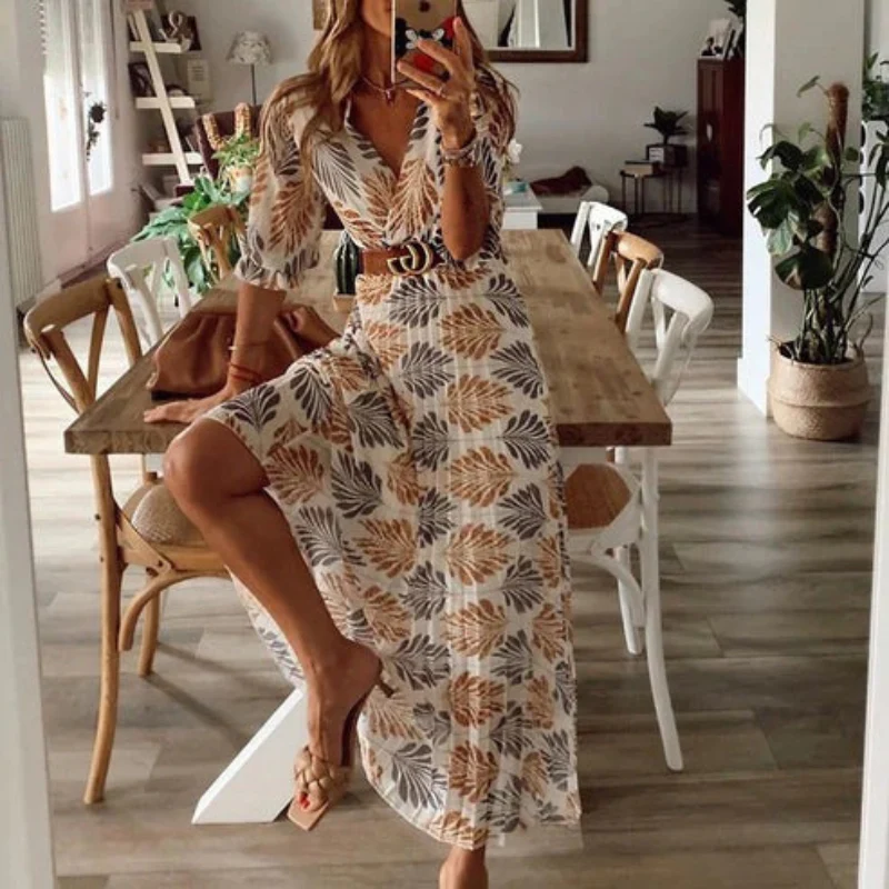 Langes böhmisches Kleid für Damen | Maxi - Image 2