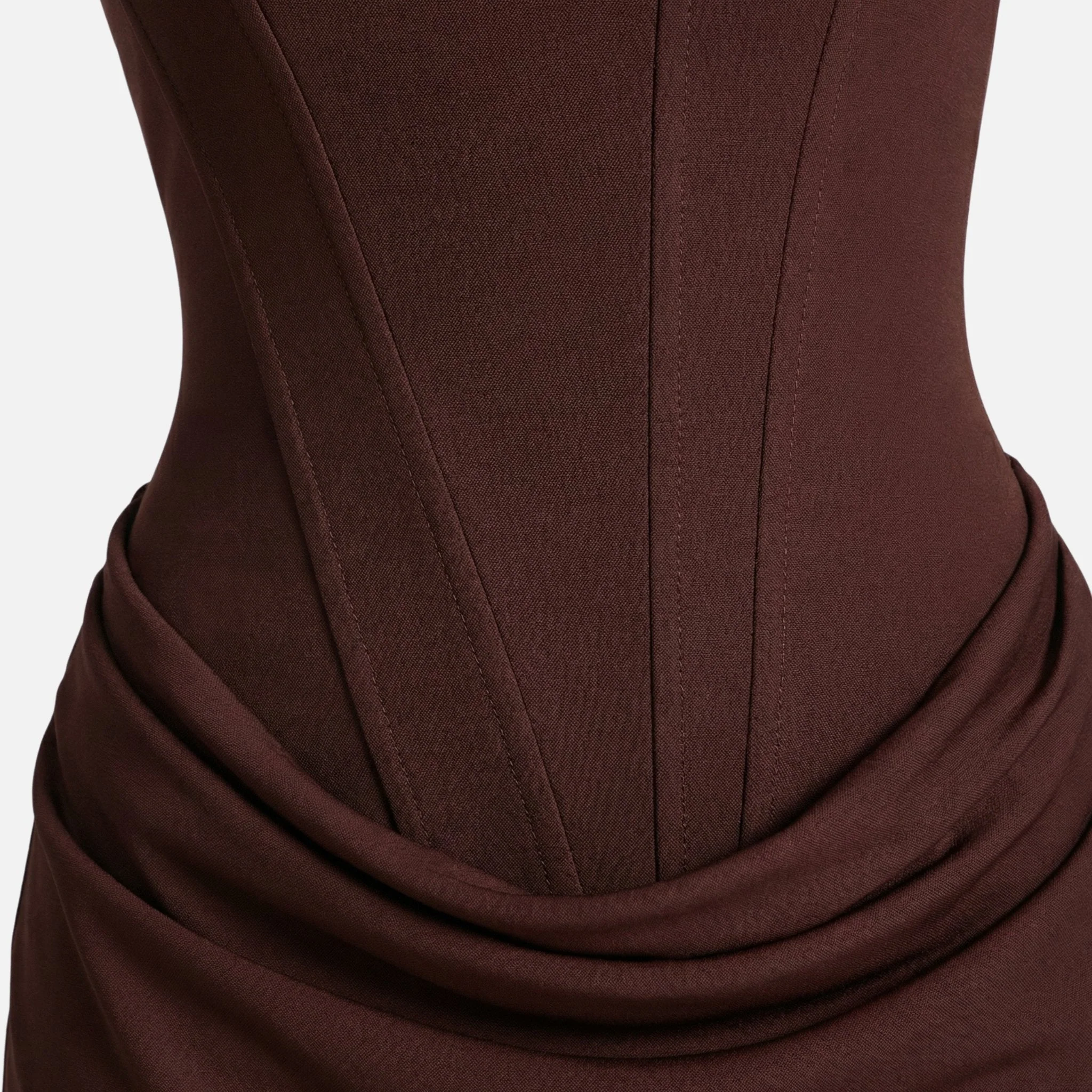 Waltraud | Damen Langes Satinkleid Verstellbare Träger – Satin Maxi Trägerkleid - Image 6