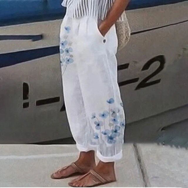 LARA - Hose mit Blumendruck - Image 6