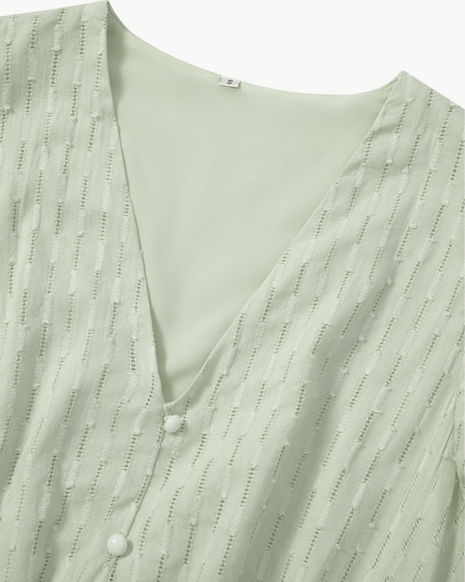 Lara™ | Kleid mit V-Ausschnitt und Rüschenärmeln - Image 10
