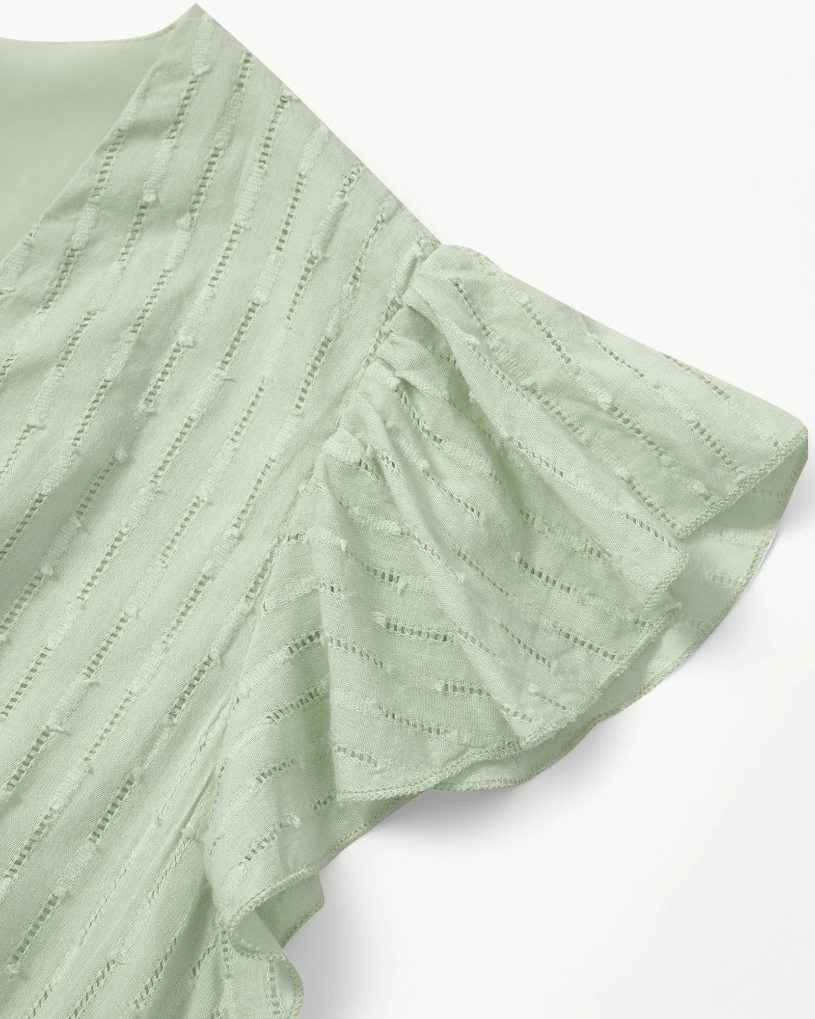 Lara™ | Kleid mit V-Ausschnitt und Rüschenärmeln - Image 11