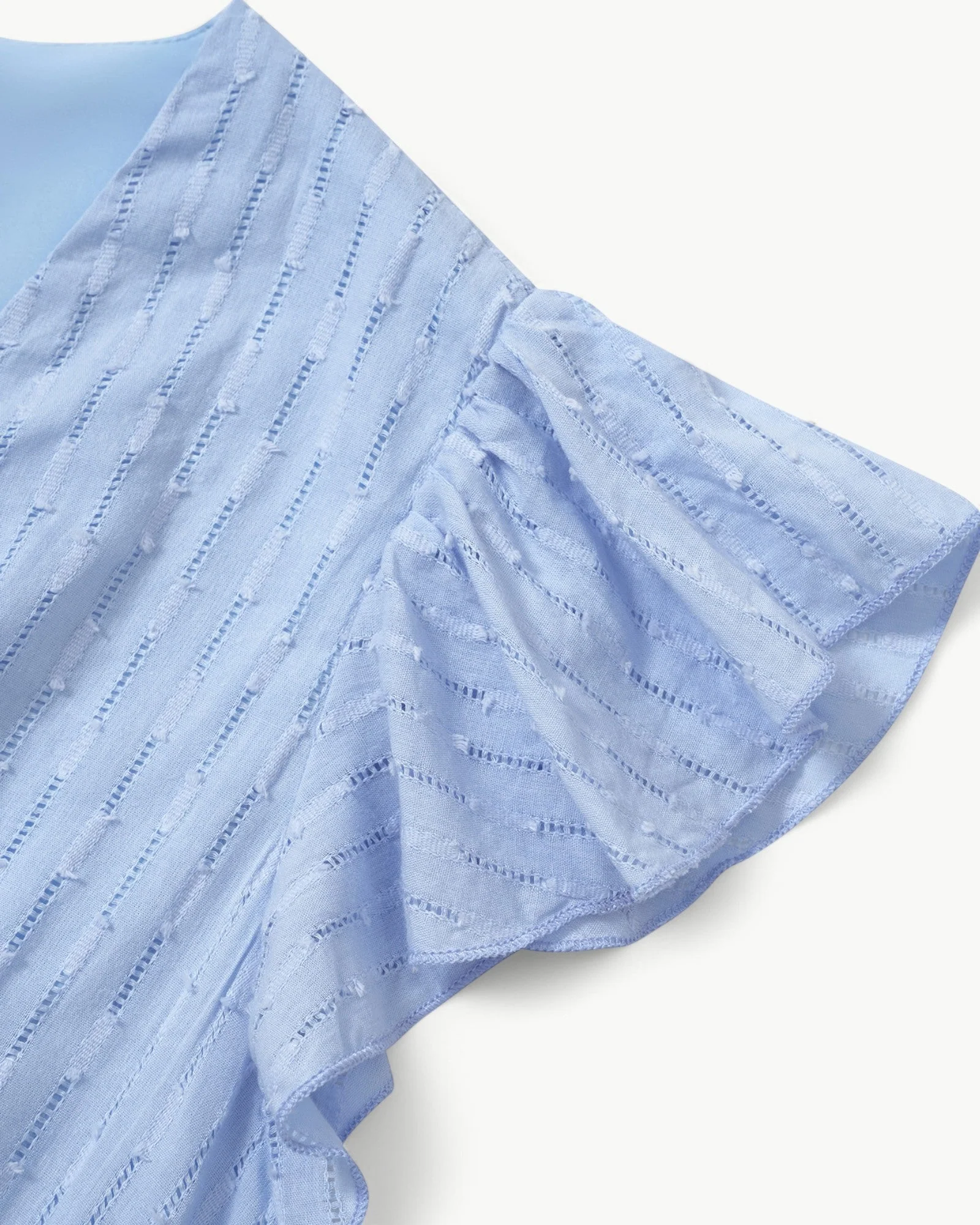 Lara™ | Kleid mit V-Ausschnitt und Rüschenärmeln - Image 2
