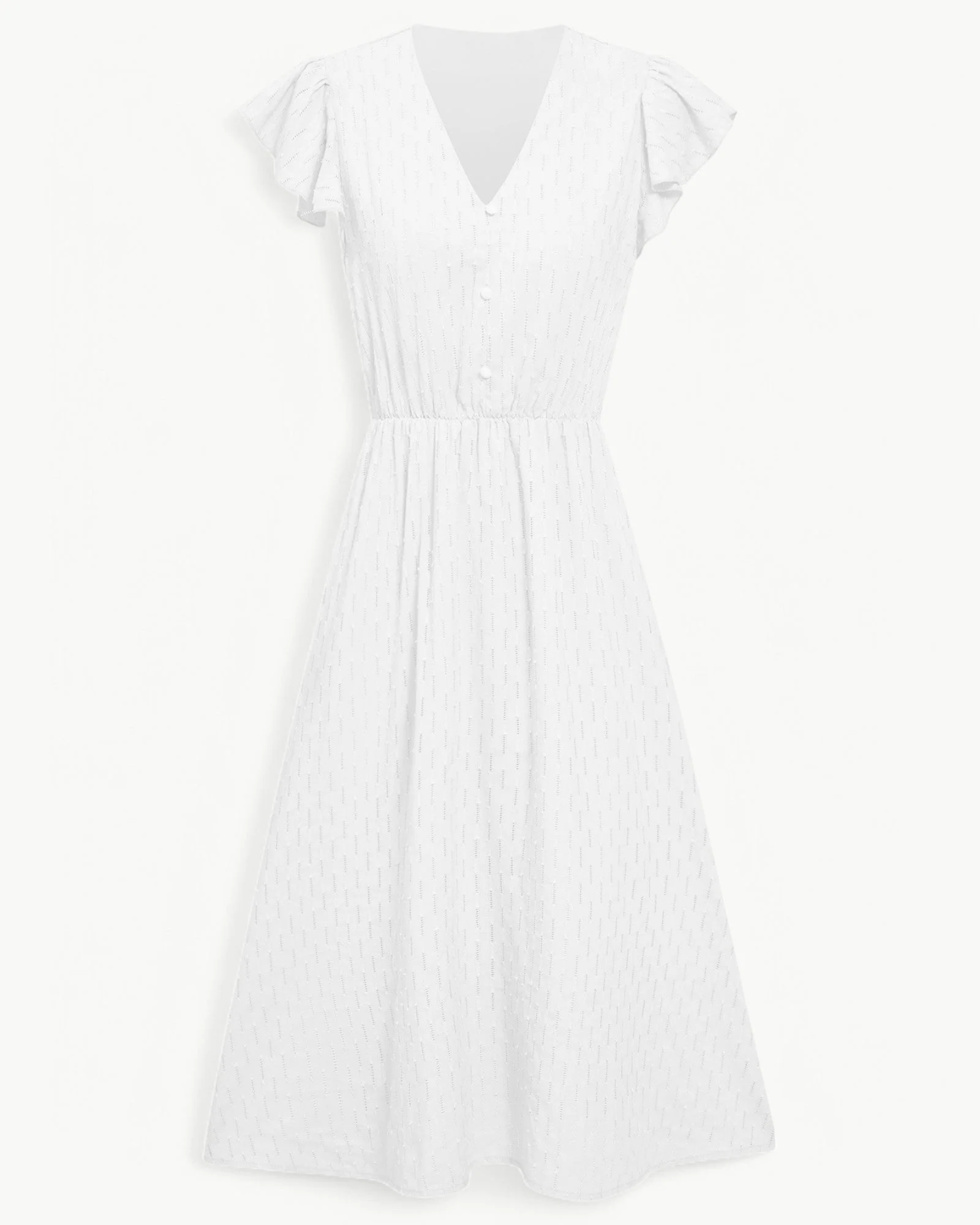 Lara™ | Kleid mit V-Ausschnitt und Rüschenärmeln - Image 5