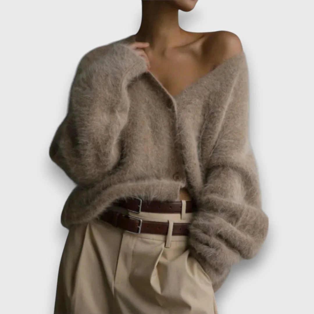 Laria – Kuscheliger Cardigan mit klassischem Schnitt - Image 4