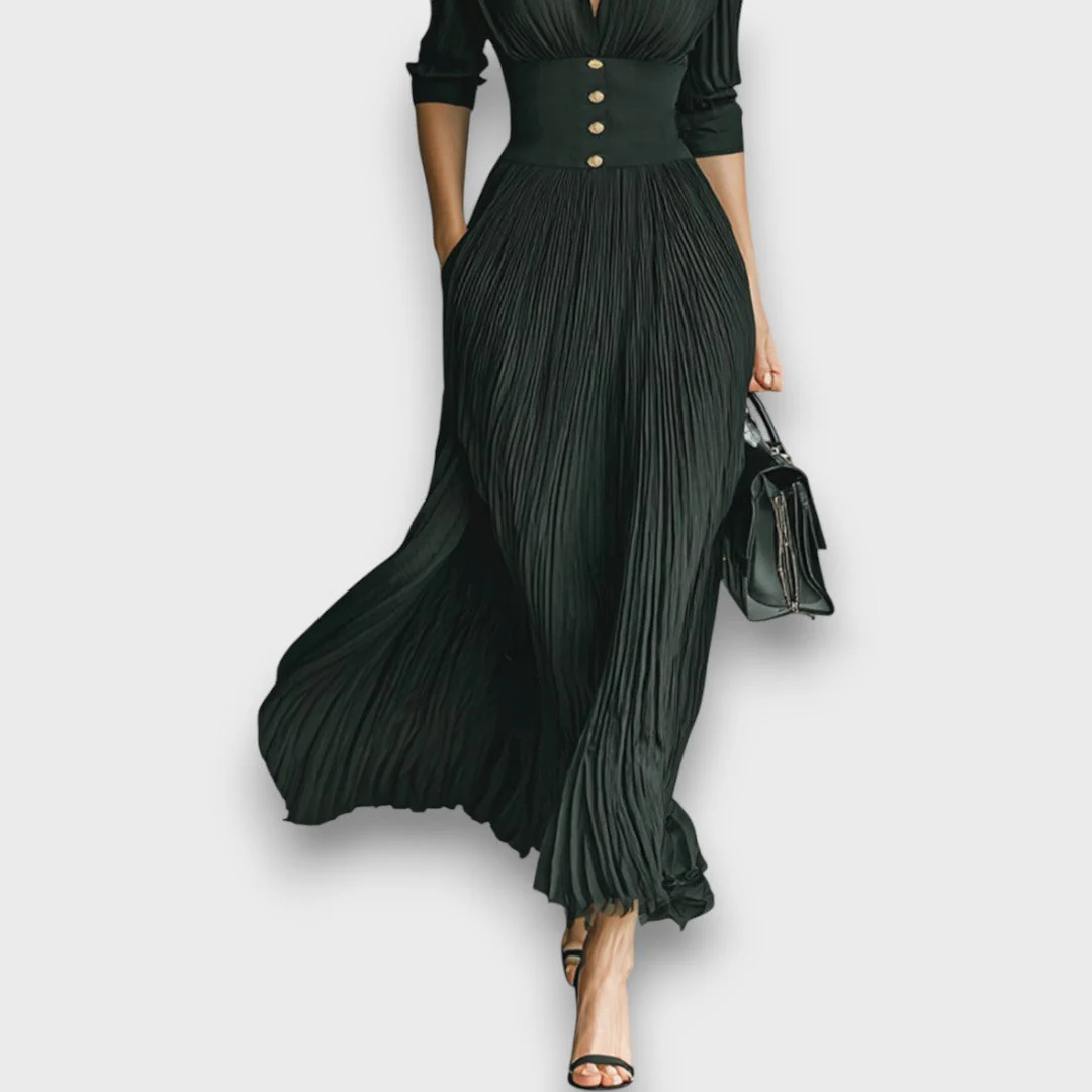 Larisse – Maxi-Kleid mit Reverskragen - Image 3