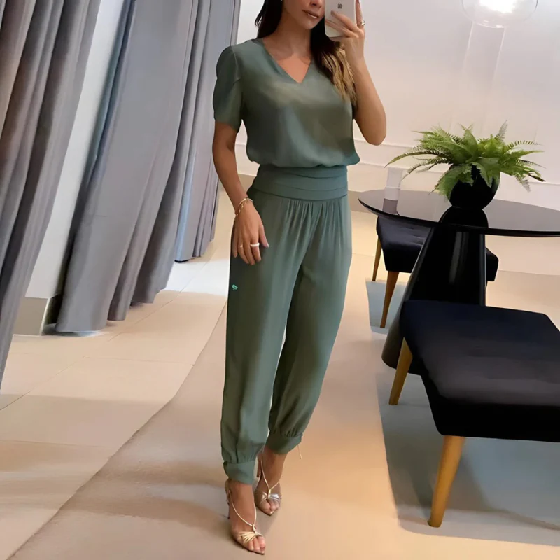 Lässige Bluse und Hose für Damen | Elegant - Image 2