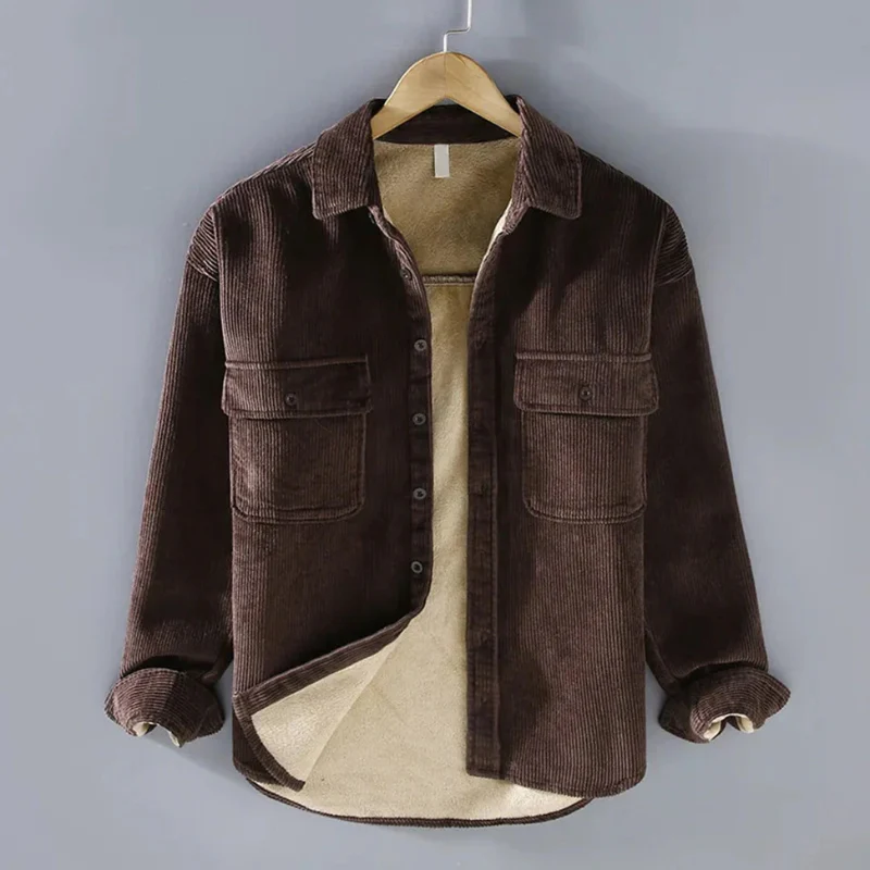Lässige Herbstjacke für Herren | Cord - Image 4