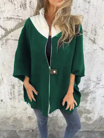 Lässige Jacke mit Stehkragen und Reißverschluss - Image 11
