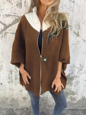 Lässige Jacke mit Stehkragen und Reißverschluss - Image 8