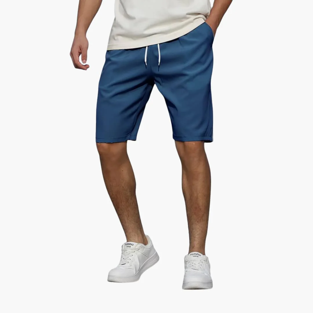 Lässige, knielange Herren-Sommer-Shorts mit Kordelzug - Image 2