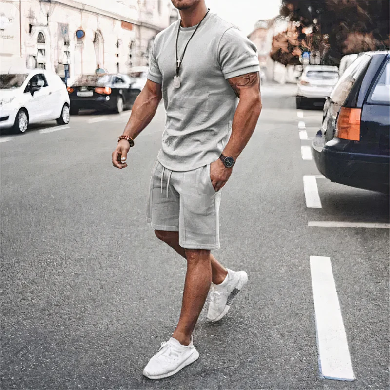 Lässige Shorts und T-Shirt für Herren | Kurzer hose - Image 2