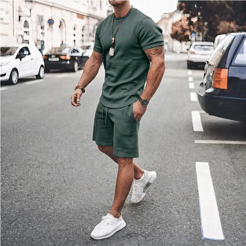 Lässige Shorts und T-Shirt für Herren | Kurzer hose - Image 6