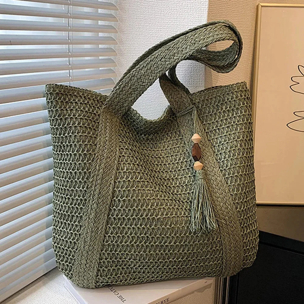Lässige Strohtasche für Damen – Sommer, vielseitig und leicht - Image 6