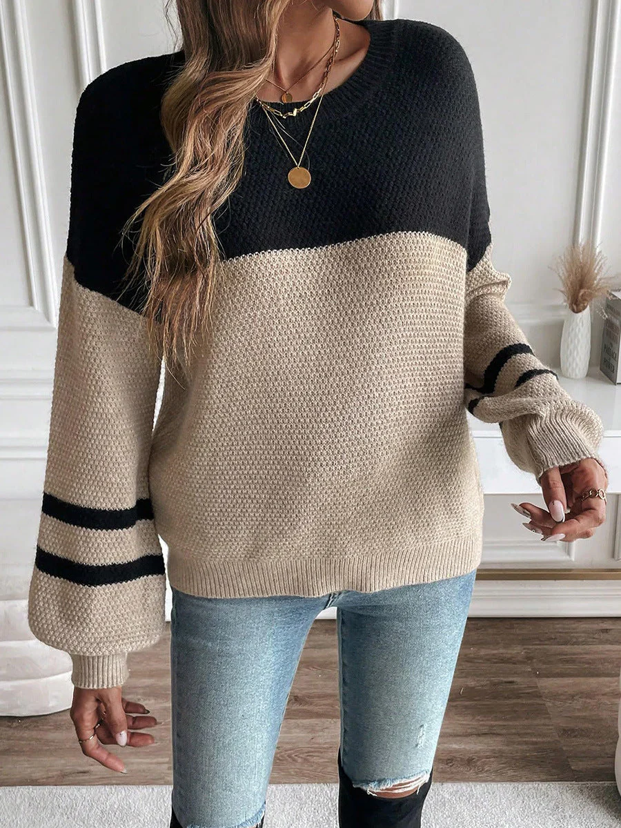 LÄSSIGER RUNDHALS-PULLOVER | KOMFORTABEL UND STILVOLL